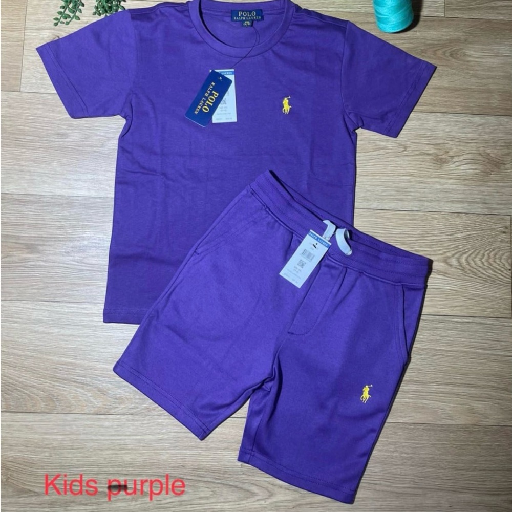 Kids matching sets go from sizes 3/4 to 13/14